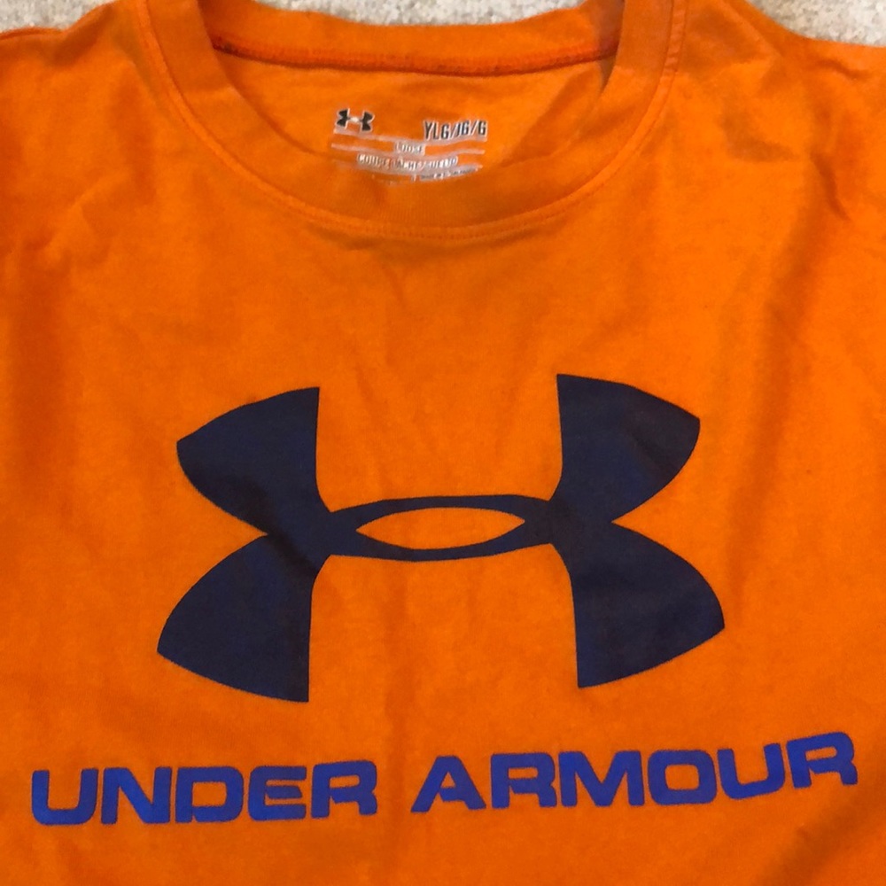 Under Armour heat gear t shirt youth large loose - Picture 2 of 3